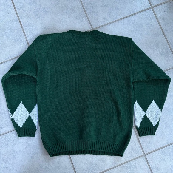 Vintage Mighty Morphing Power Rangers Knit Sweater Made in USA NWT Youth Large - Picture 6 of 7